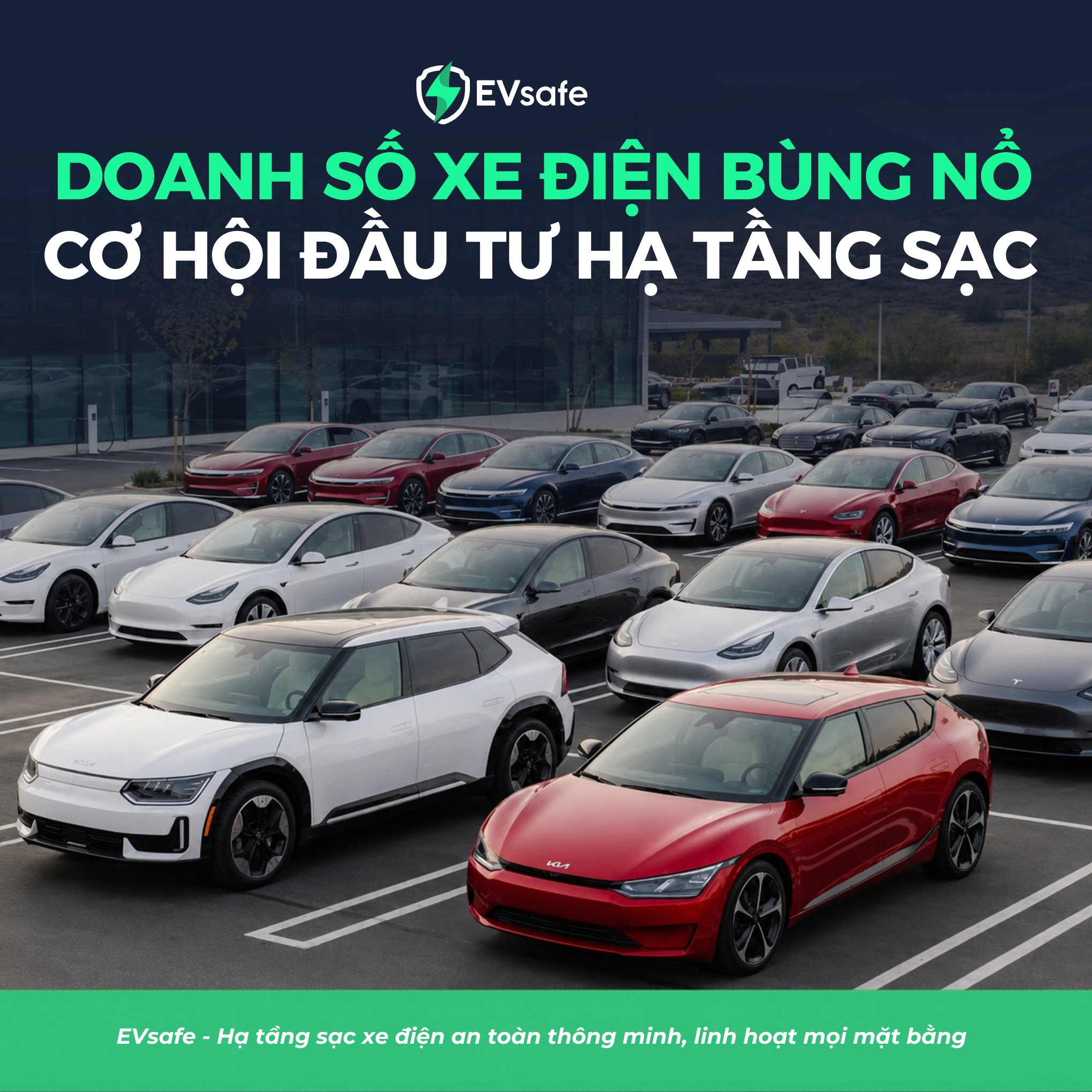 Doanh số xe điện tăng mạnh - Hạ tầng sạc sẽ là thị trường tăng trưởng tiếp theo