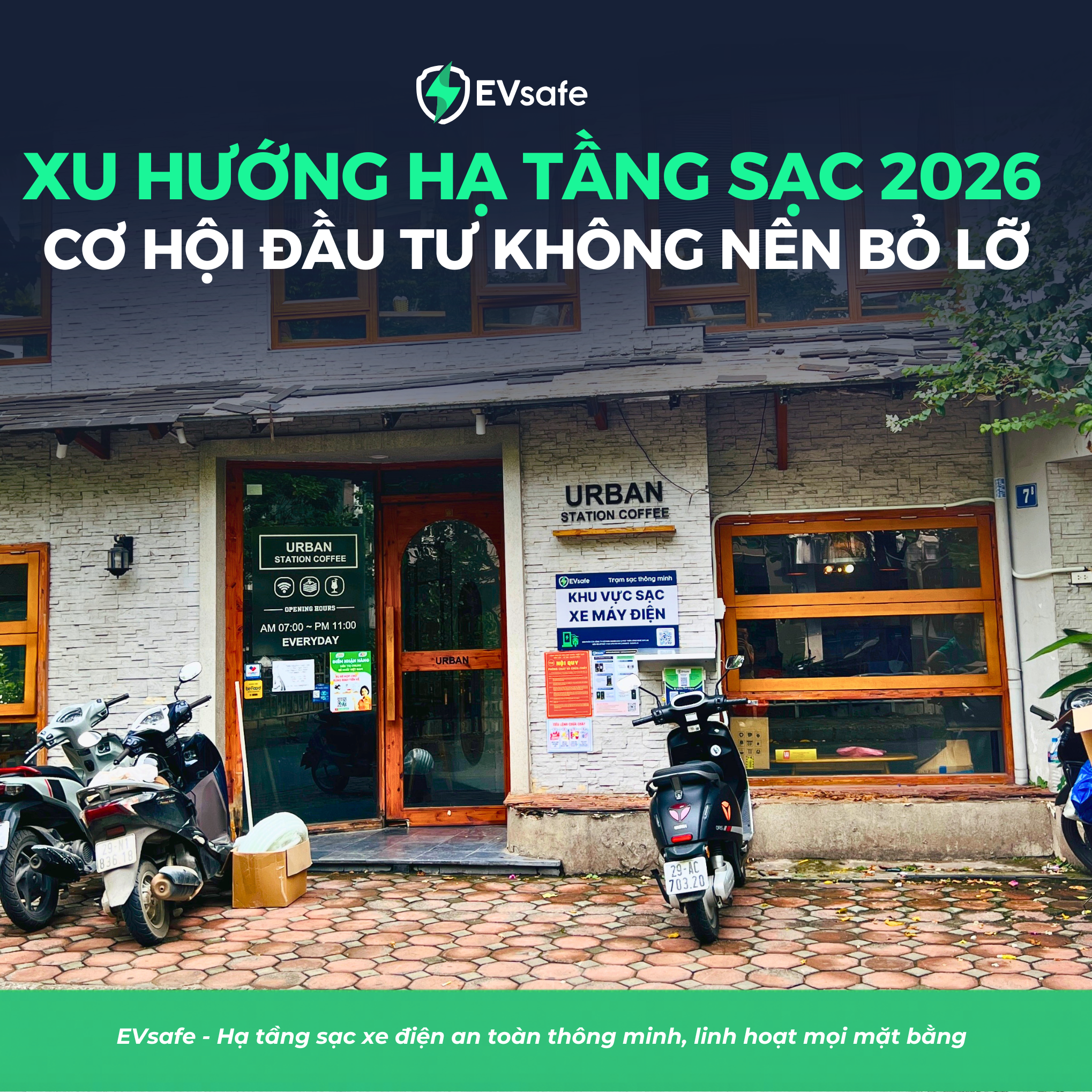 Xu hướng hạ tầng trạm sạc 2026 - Cơ hội đầu tư vàng không nên bỏ lỡ