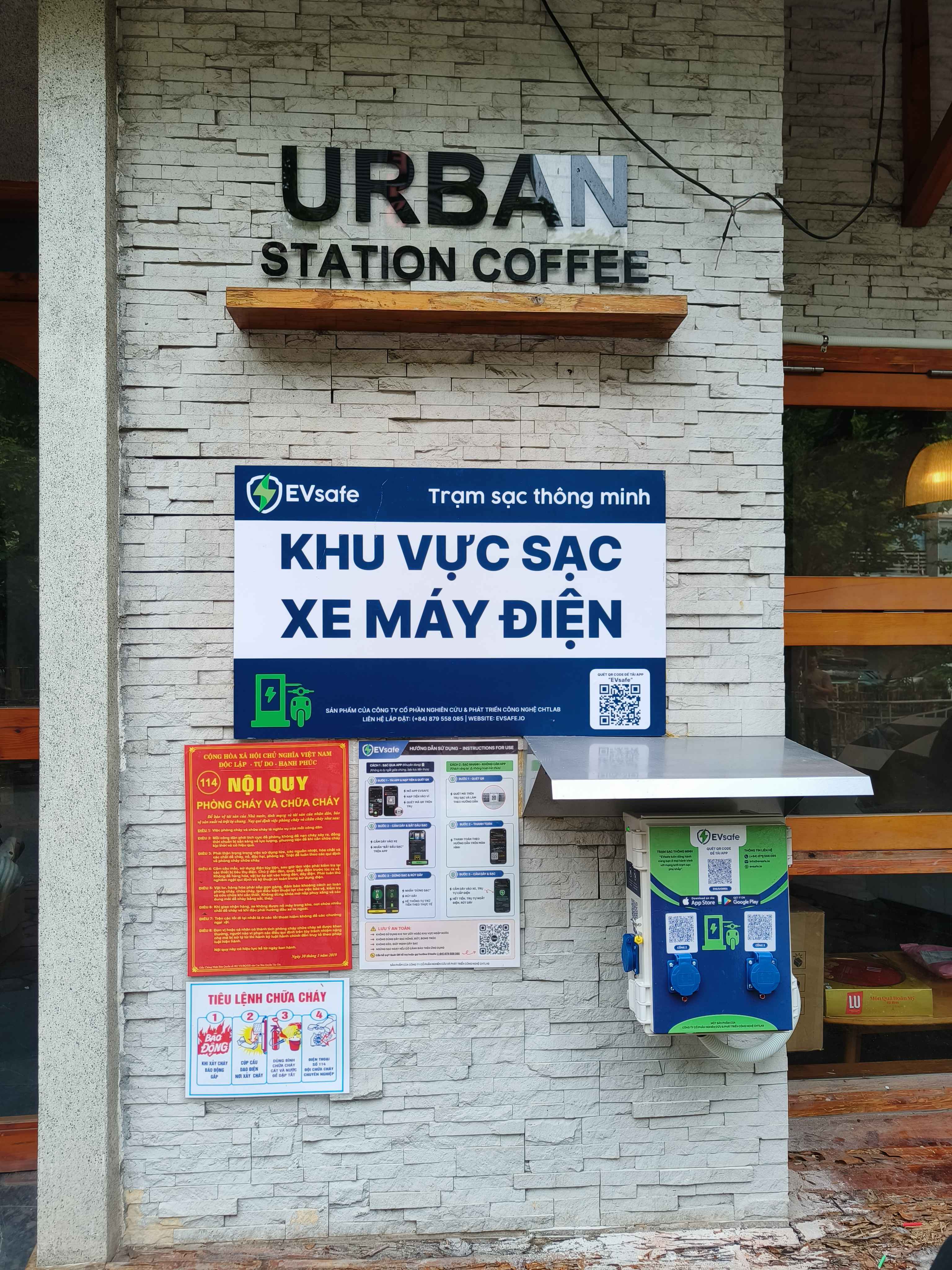 Trạm sạc Urban Station Coffee