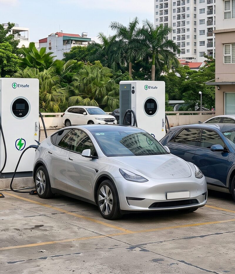 Trụ sạc ô tô điện EVsafe