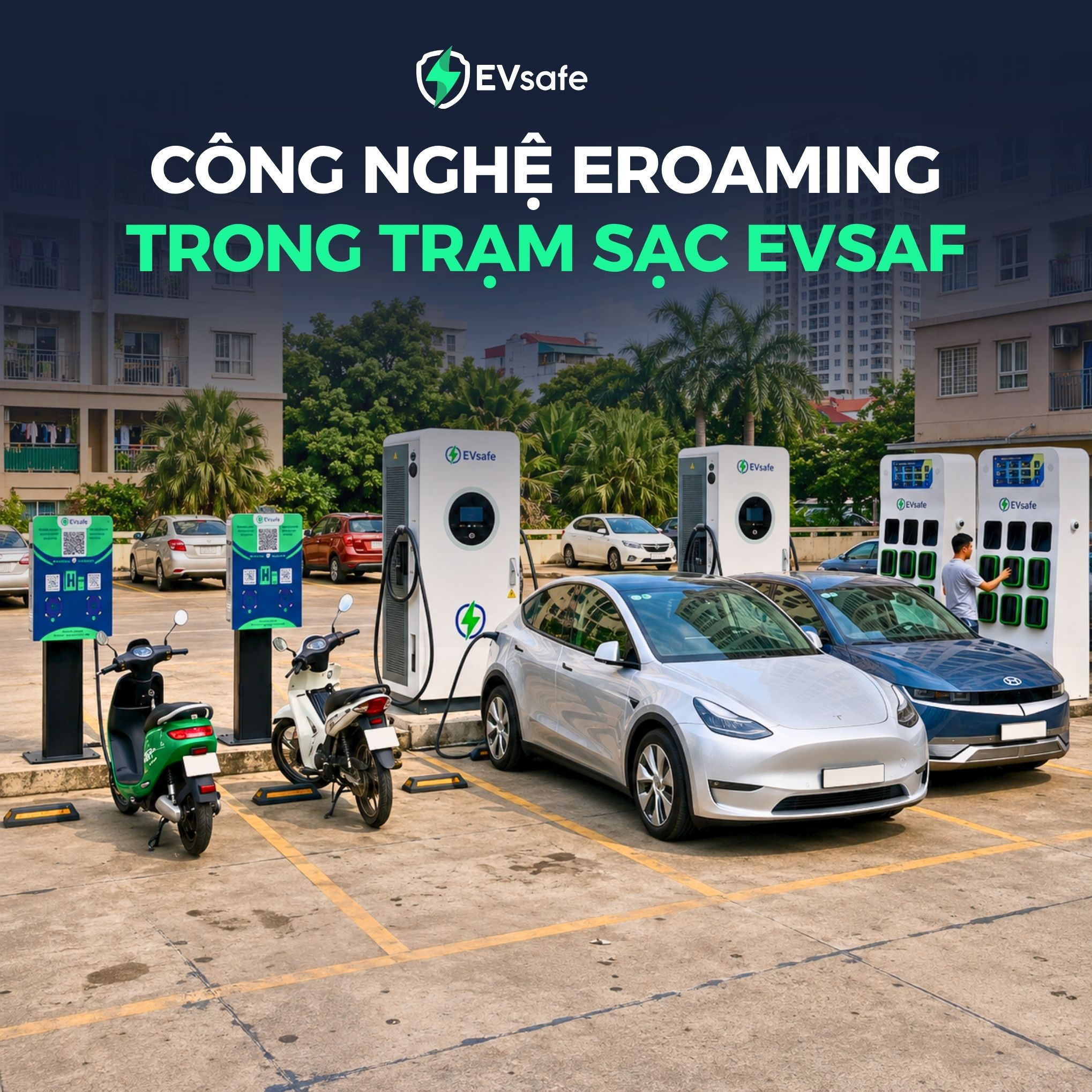 eRoaming OCPI: Hạ tầng chia sẻ cổng sạc xe điện liên mạng tại Việt Nam