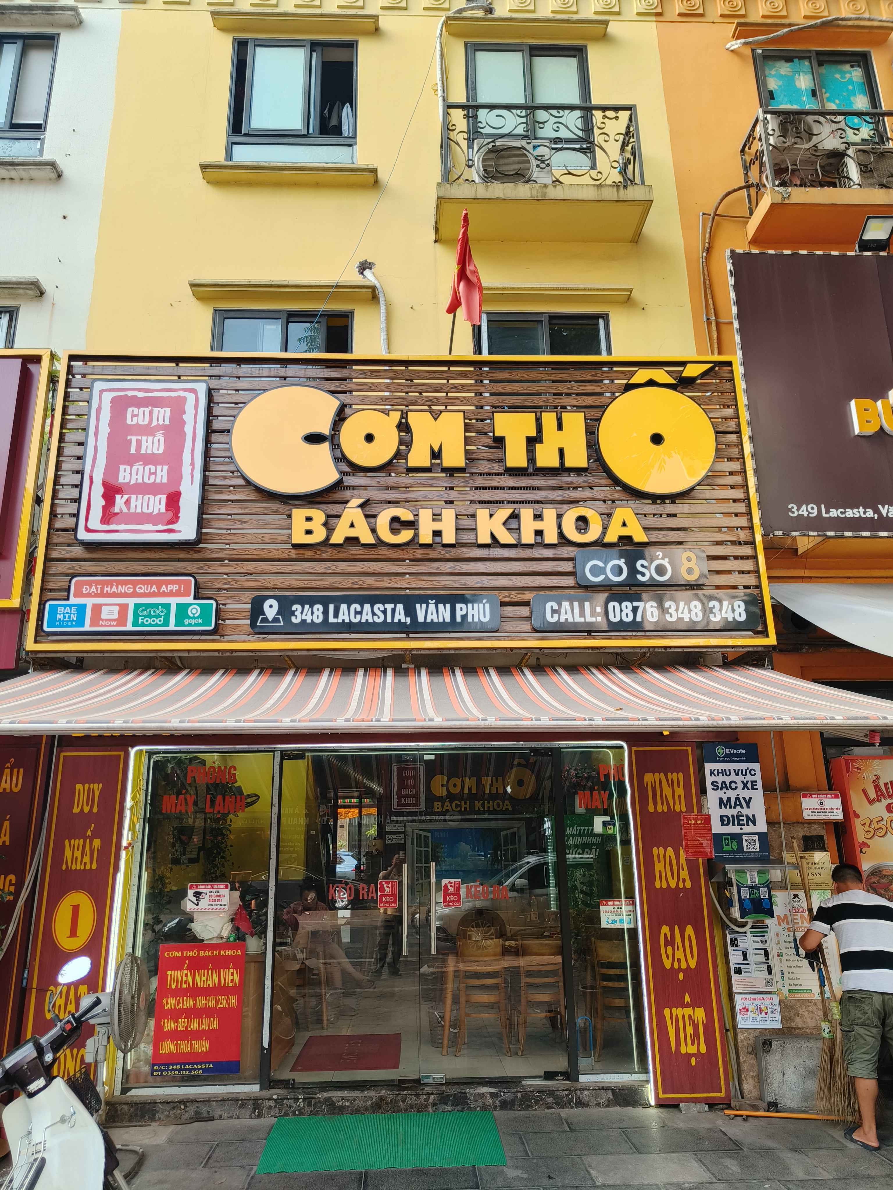 Trạm sạc Cơm thố Bách Khoa cơ sở 348 Lacasta KĐT Văn Phú