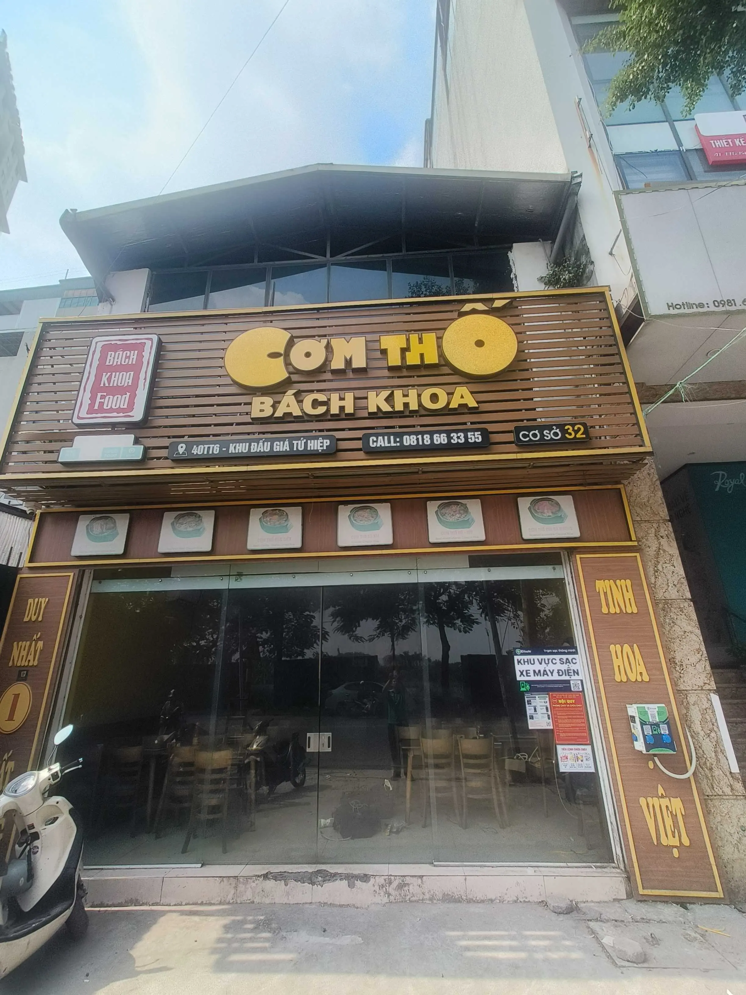 Trạm sạc Cơm thố Bách Khoa Cơ sở 40 TT6 Khu đấu giá Tứ Hiệp