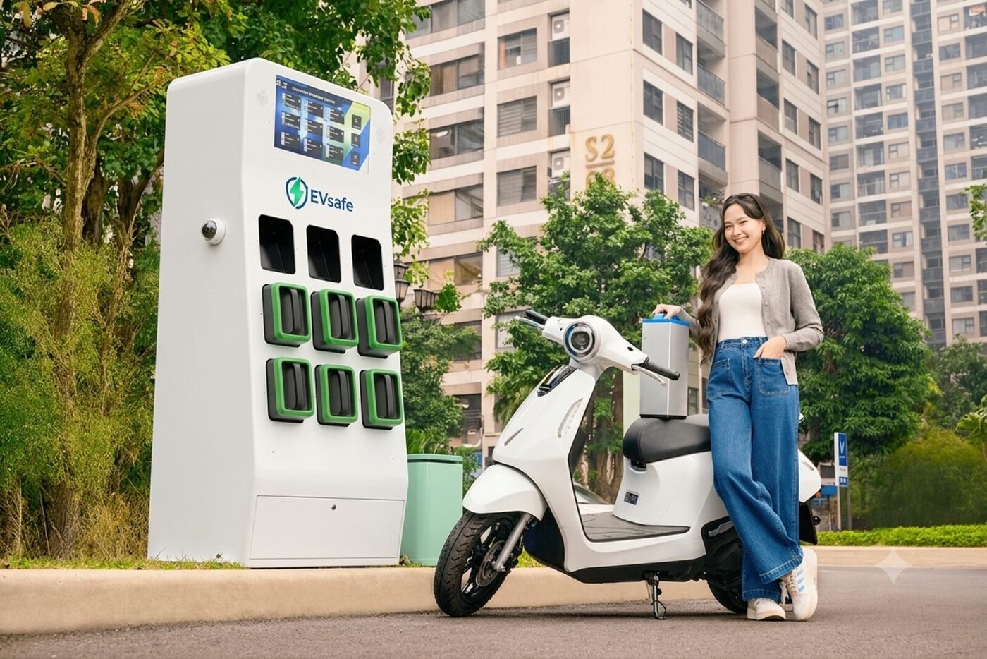 Trạm đổi pin EVsafe