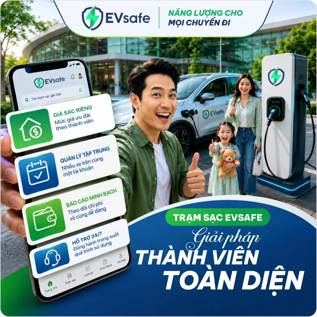 Giải pháp thành viên toàn diện EVsafe - quản lý hội viên trên ứng dụng