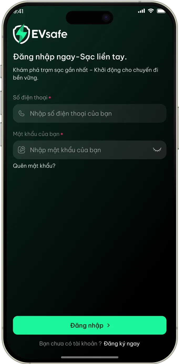 Bảng điều khiển chủ mặt bằng EVsafe: doanh thu log phiên cảnh báo