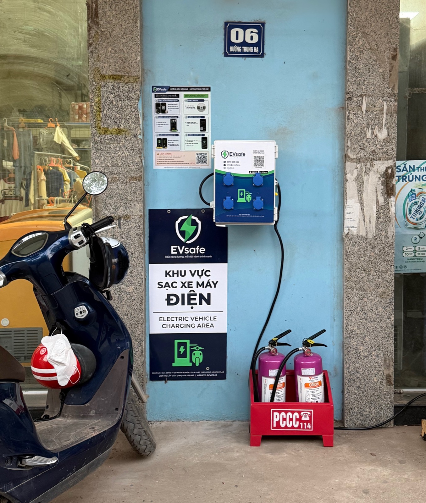 Cấu tạo an toàn tủ pin EVsafe